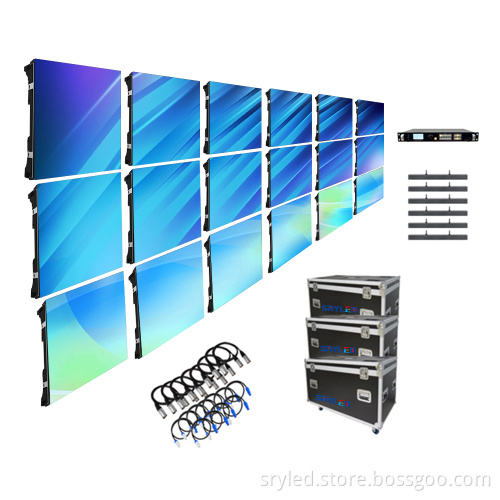 Foldable LED Video Wall for Wedding Church Stage Events - 4.8mm/3.9mm Rental Screens